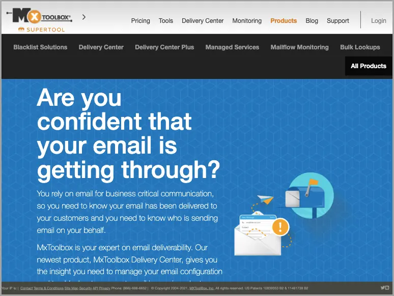 MxToolbox product page image