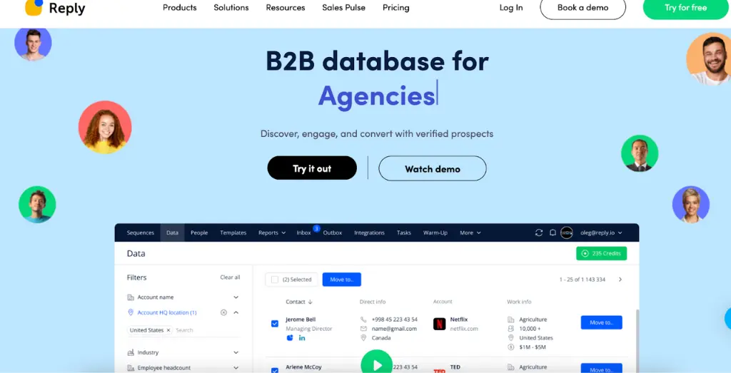 Reply homepage