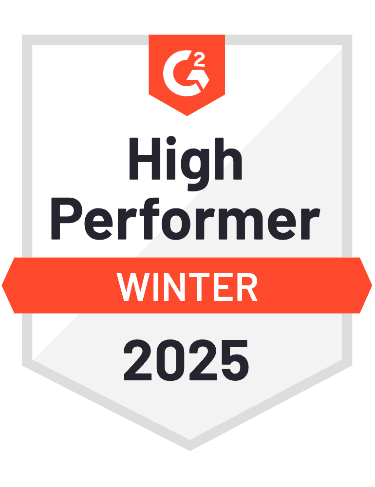 g2 high performer badge spring 2024 quickmail
