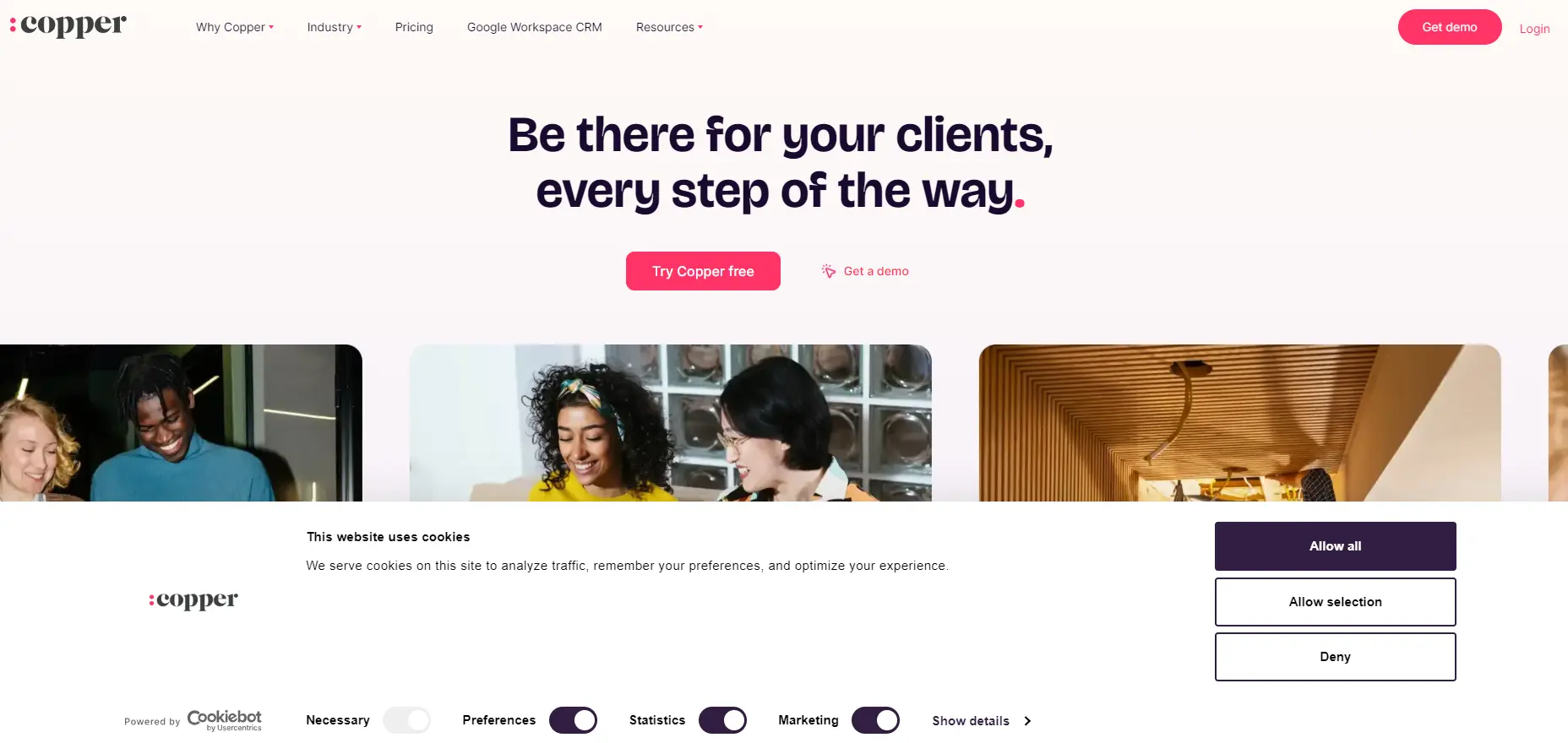 Copper website.