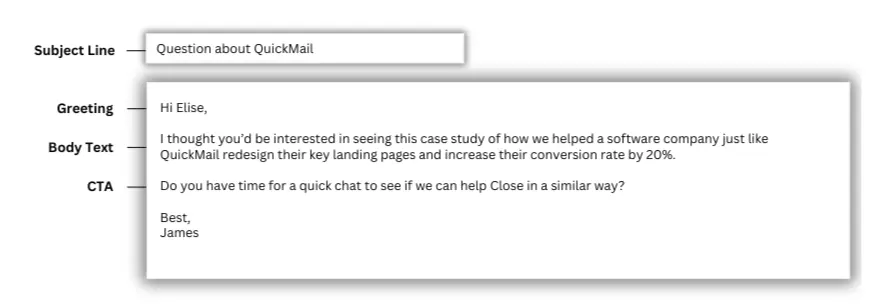 Follow up email tips template.