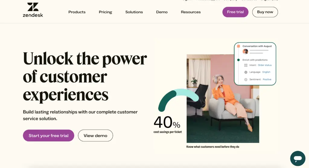 Zendesk Customer service platform new image