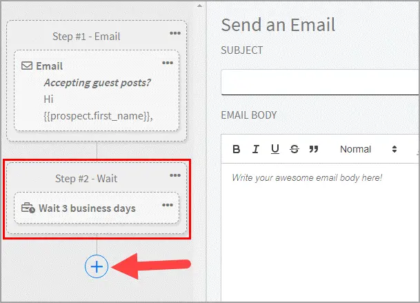 Guest post follow-up email image
