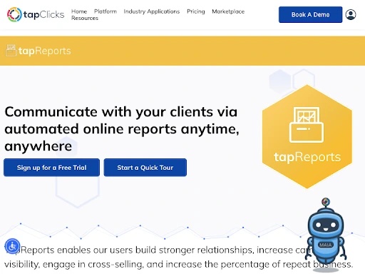 tapclicks dashboard
