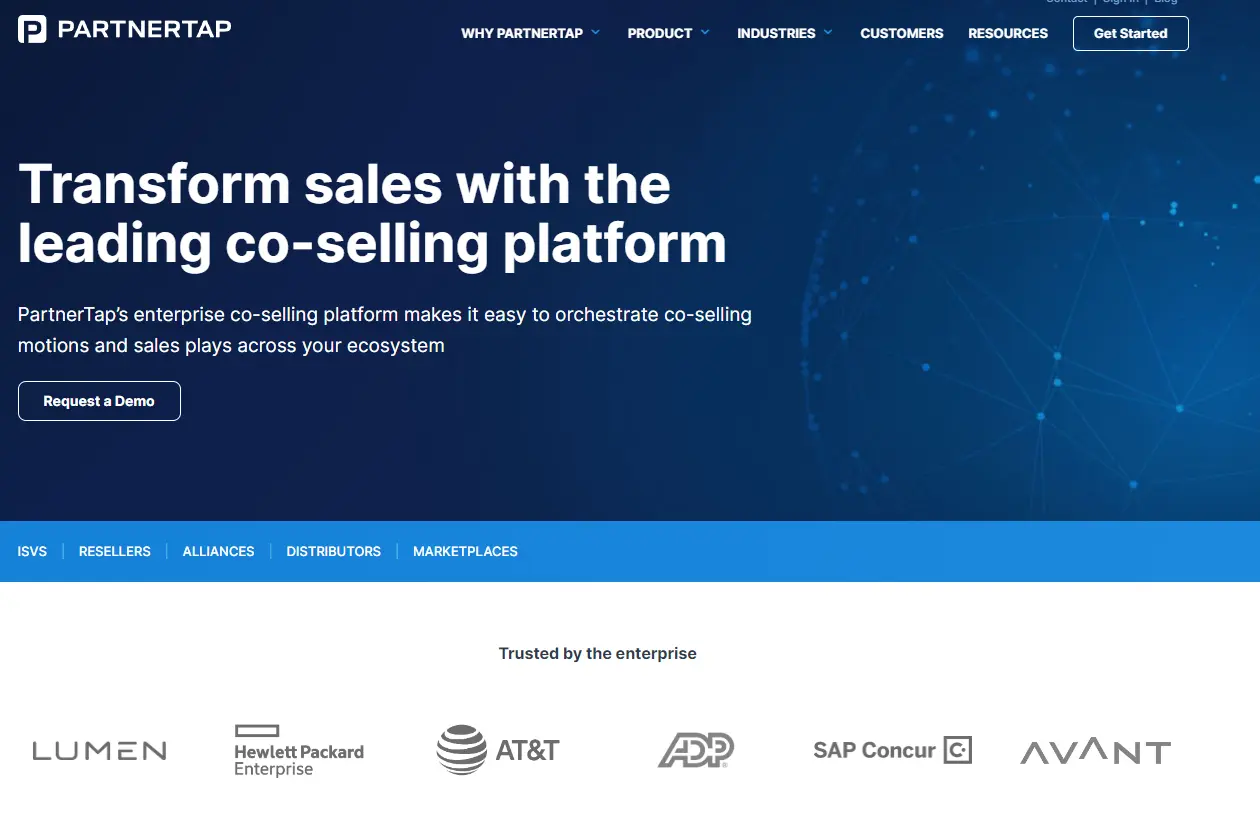 Partnertap website.